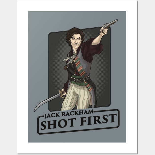 Jack shot first! Wall Art by jadepgraphicart